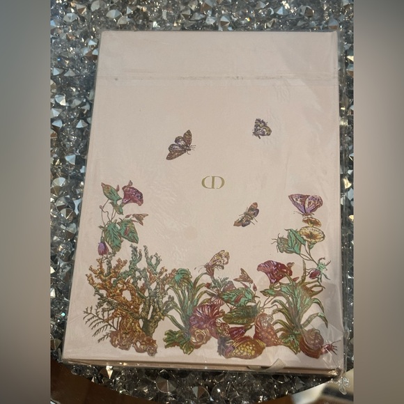 🦋🦋 Dior Pink and Green Nature-Inspired Notebook - Picture 2 of 10